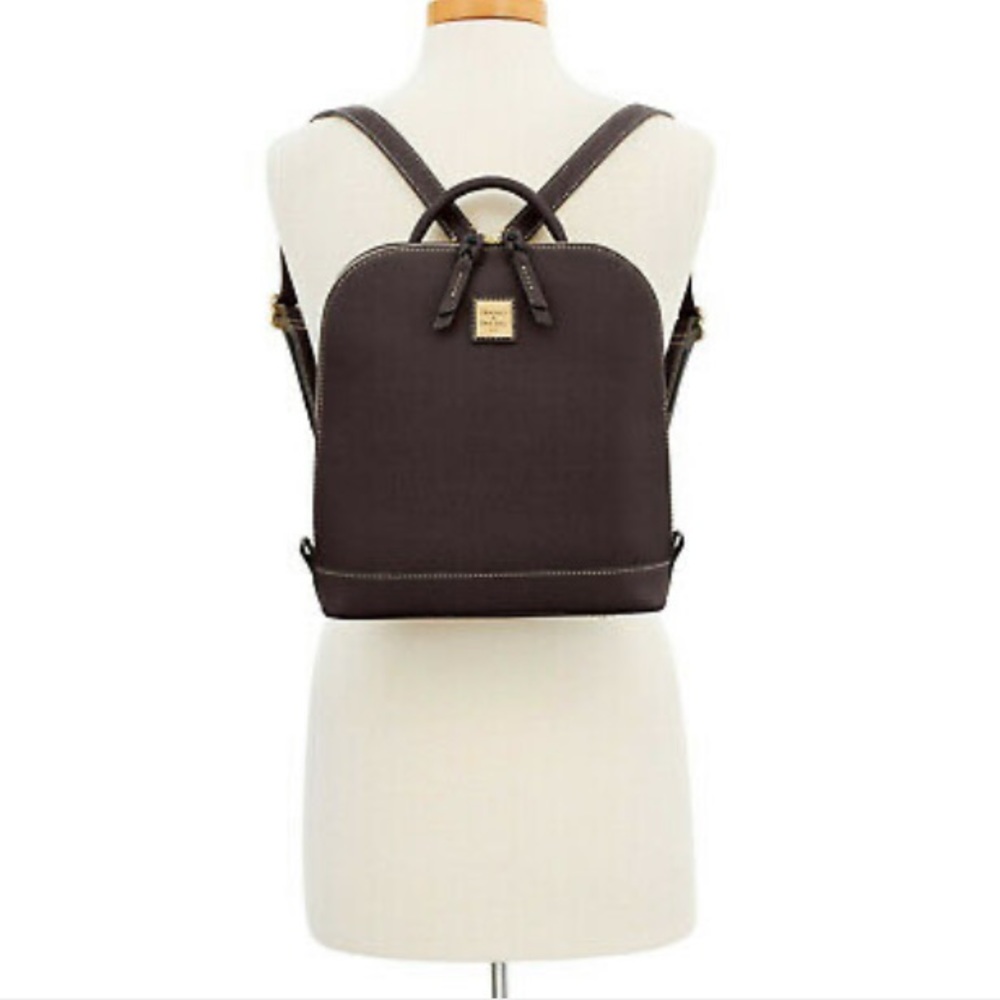 Dooney & Bourke Saffiano Leather Backpack - Picture 12 of 12